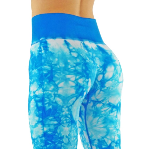 Capri leggings with marble design - Picture 3 of 3